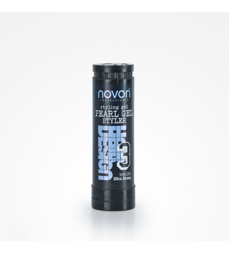 Gel de Peinado Extra Fuerte Brillante Pearl Gel Styler Novon 100 ml