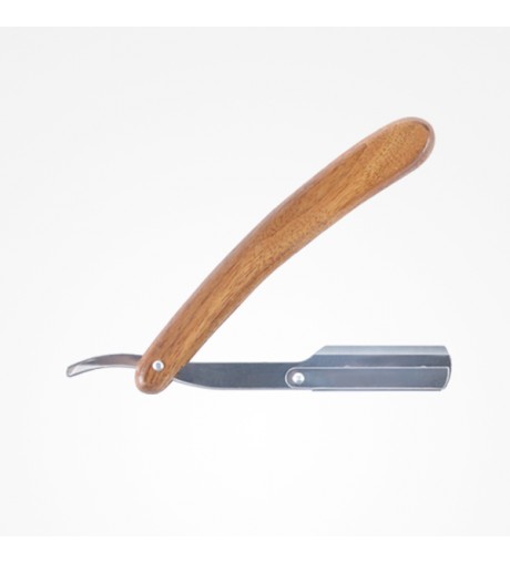 Navaja Corte Mango Madera Razor Wood