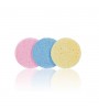 Pack 3 Uds. Esponja Desmaquillar Circle Colors Bifull 11 cm Ø