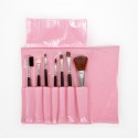 Set Estuche 7 Pinceles Maquillaje Pelo Sintético Tika Bifull