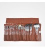 Set Estuche 18 Pinceles Maquillaje Pelo Sintético Cleissy Bifull