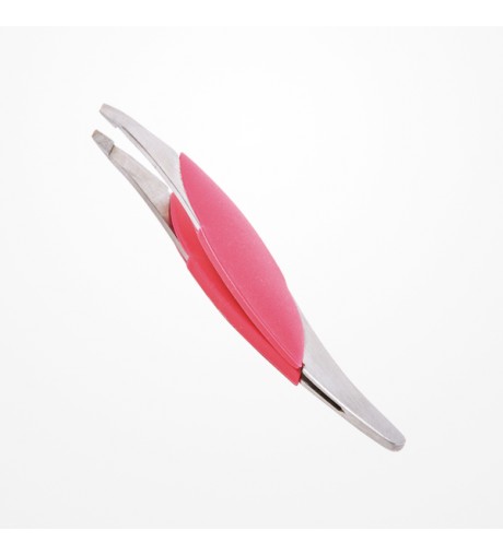 Pinza Ergonómica Punta Curvada Breeze Red Bifull 9,5 cm